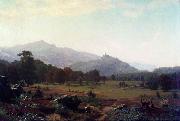 Autumn in the Conway Meadows looking towards Mount Washington Albert Bierstadt
